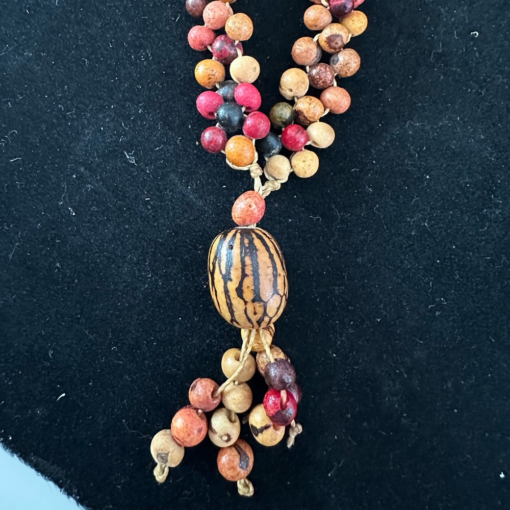 Necklace indigenous Brazilian seeds